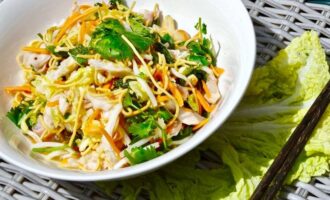 Вьетнамский салат с курицей